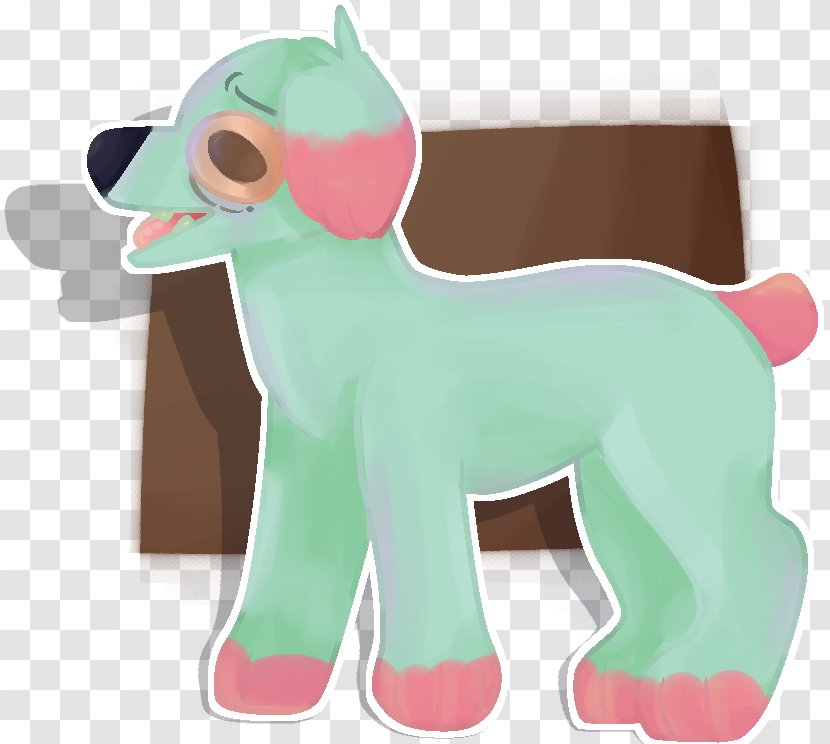 Dog Green Character Animal Animated Cartoon - Figure - Wolf Watercolor Transparent PNG