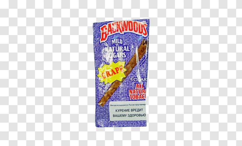 Cigarillo Backwoods Smokes TabakStore (Сигары & Трубки) Aroma Vanilla - Grape Transparent PNG