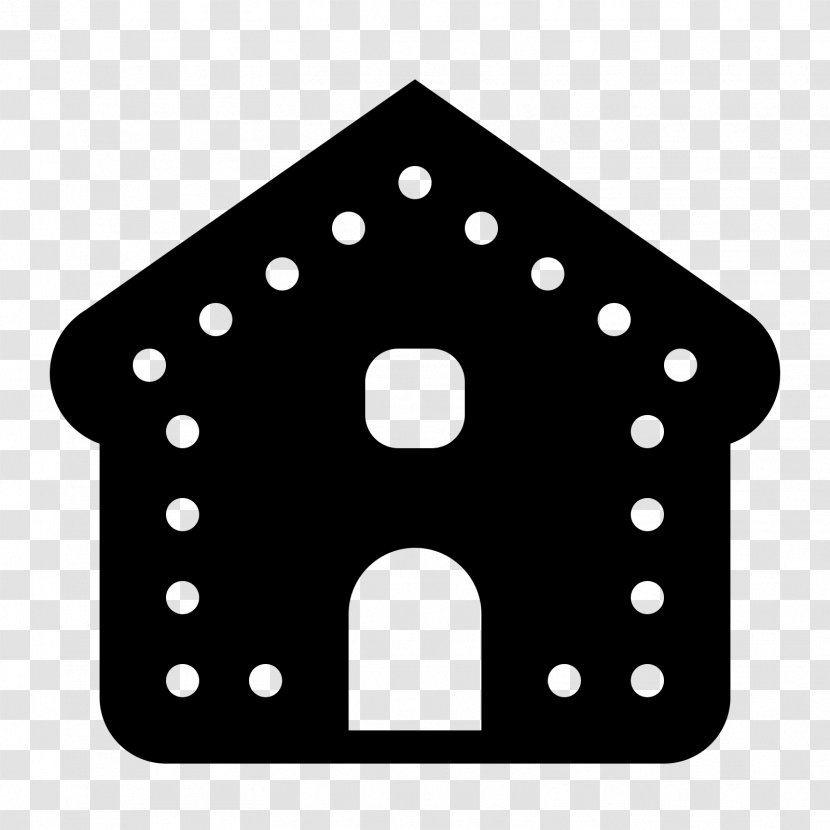 Gingerbread House Pain D'épices Computer Icons Lorient - Black And White Transparent PNG