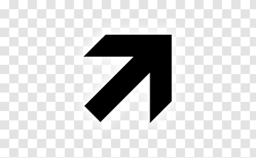 Up Arrow - Black And White Transparent PNG