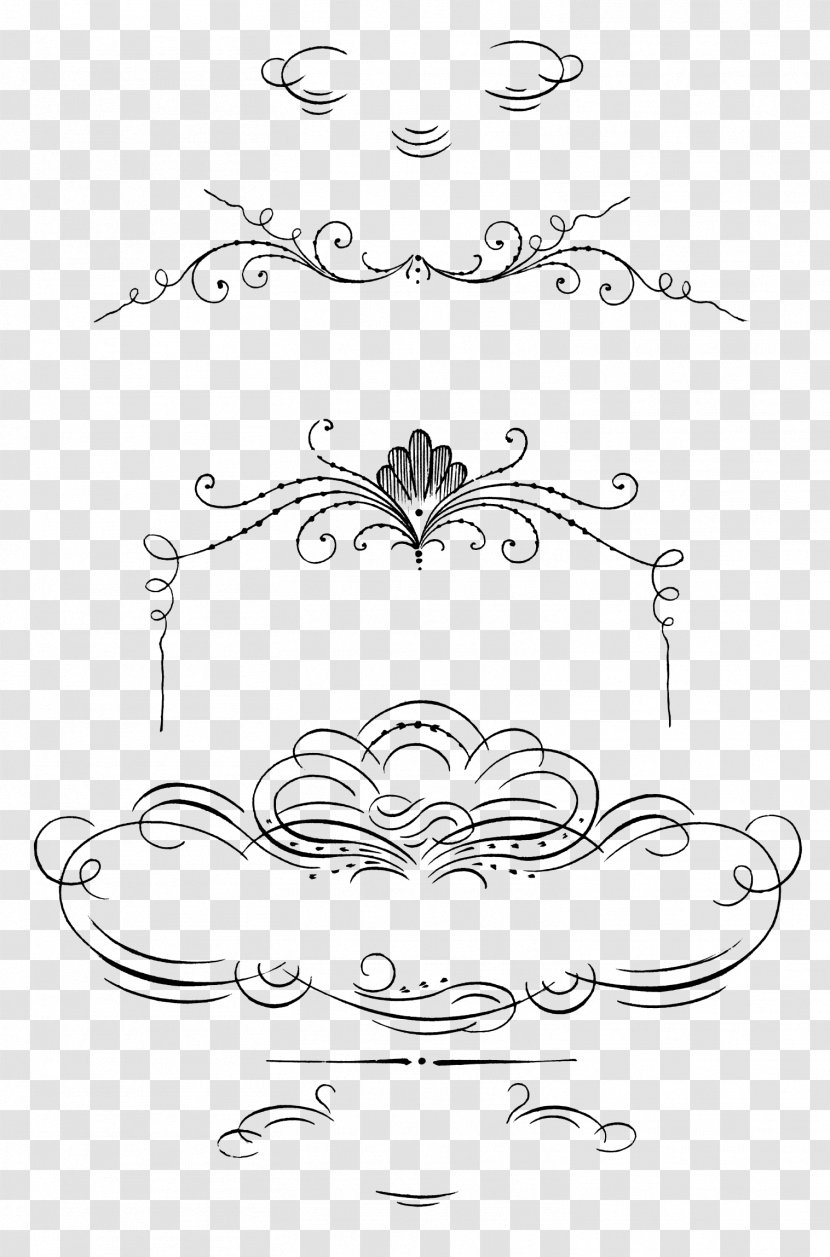 Calligraphy Clip Art - Frame - Wedding Ornament Transparent PNG