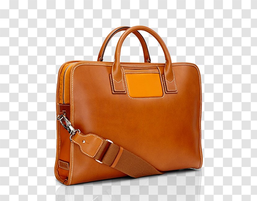 Briefcase Handbag Leather Clothing Accessories - Caramel Color - Bag Transparent PNG