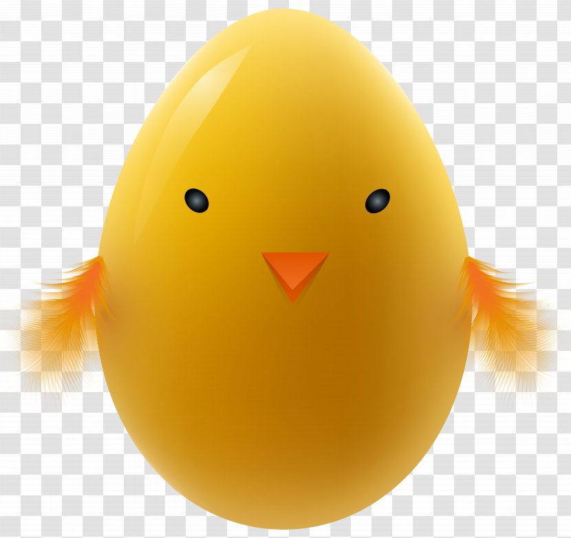 Easter Egg Beak Yellow Fruit - Produce - Chicken Clip Art Image Transparent PNG
