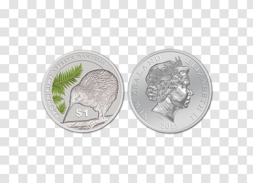 New Zealand Dollar Coin Silver Money - Australian Fiftycent Transparent PNG