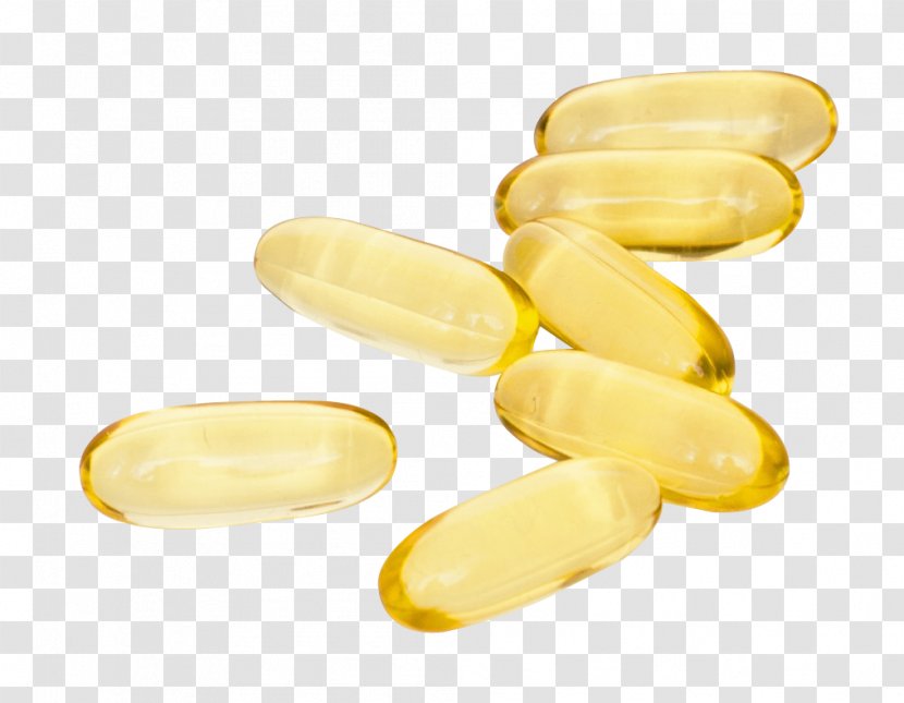 Cod Liver Oil Dietary Supplement Capsule Fish - Vitamin A - Pill Transparent PNG