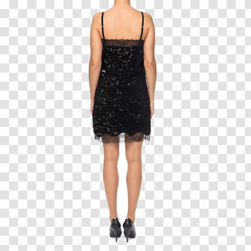 T-shirt Little Black Dress Shirtdress Sequin - Top Transparent PNG