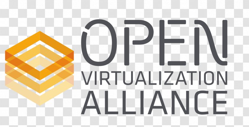 Logo Open Virtualization Alliance Free And Open-source Software Hypervisor - Orange - Design Transparent PNG