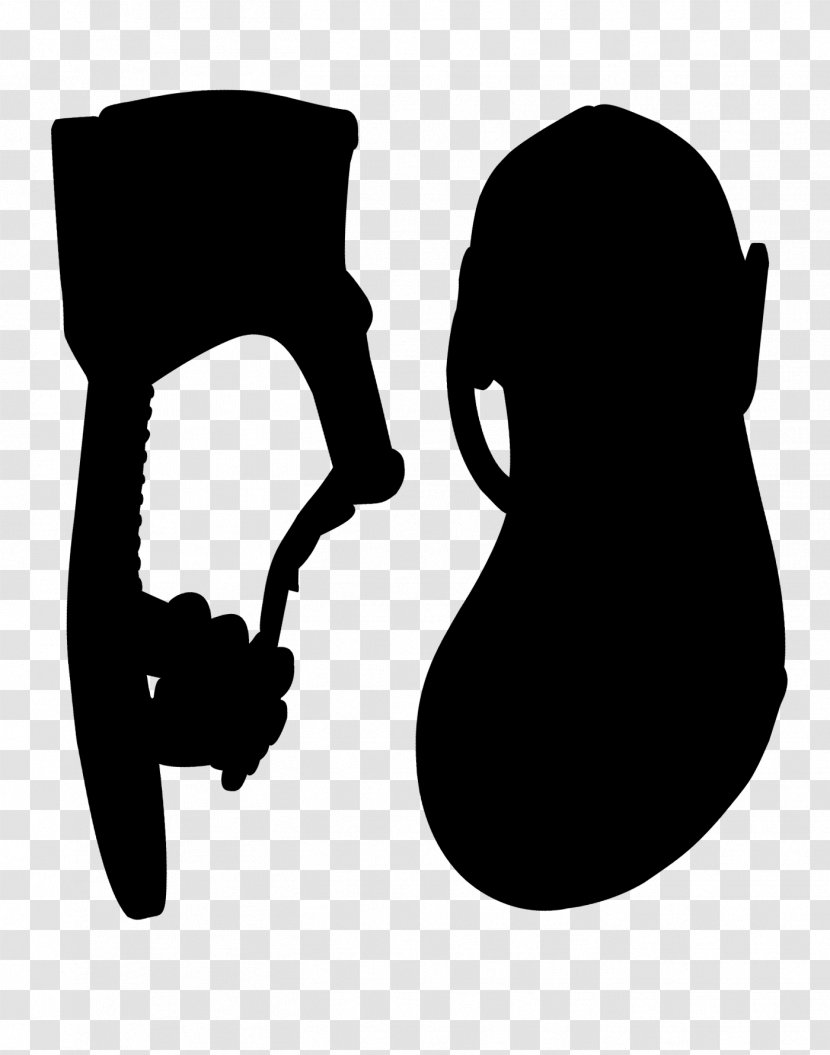 Shoe Clip Art Silhouette H&M Black M - Blackandwhite Transparent PNG