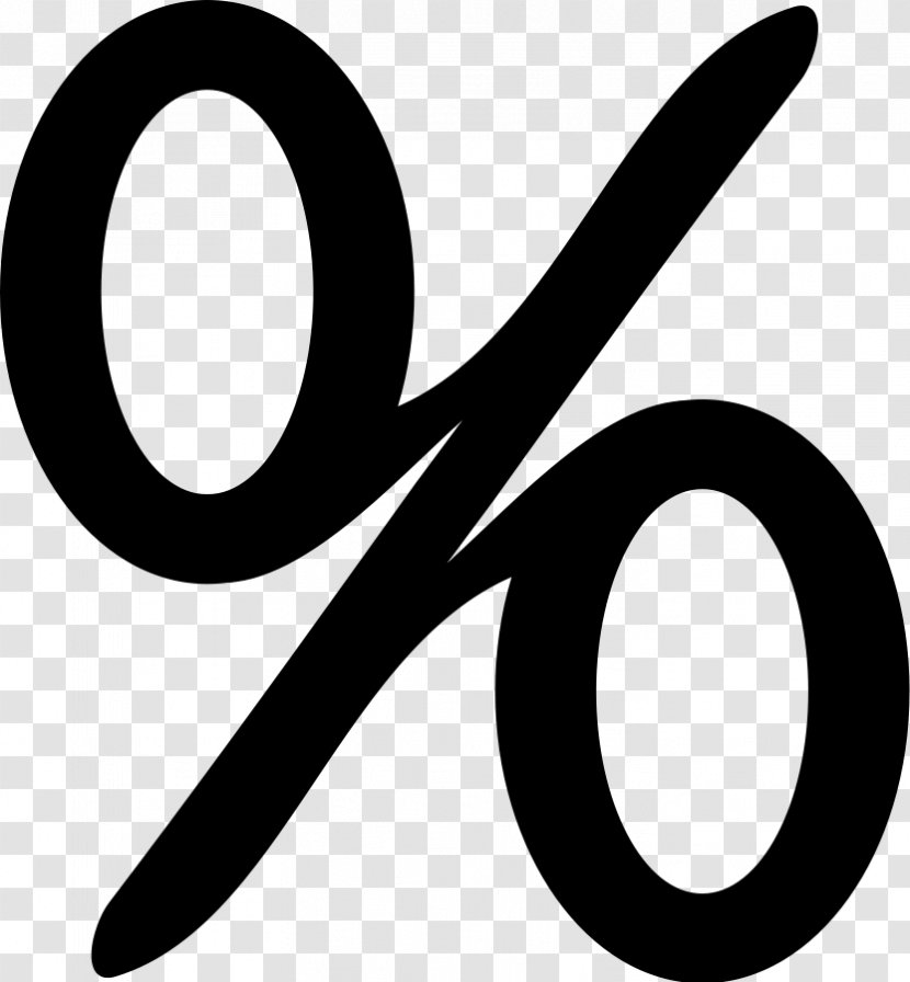 Percent Sign Percentage Clip Art - Pie Chart - Artwork Transparent PNG