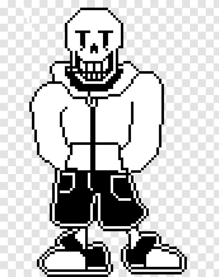 Undertale Sprite Paper Papyrus - Recreation Transparent PNG