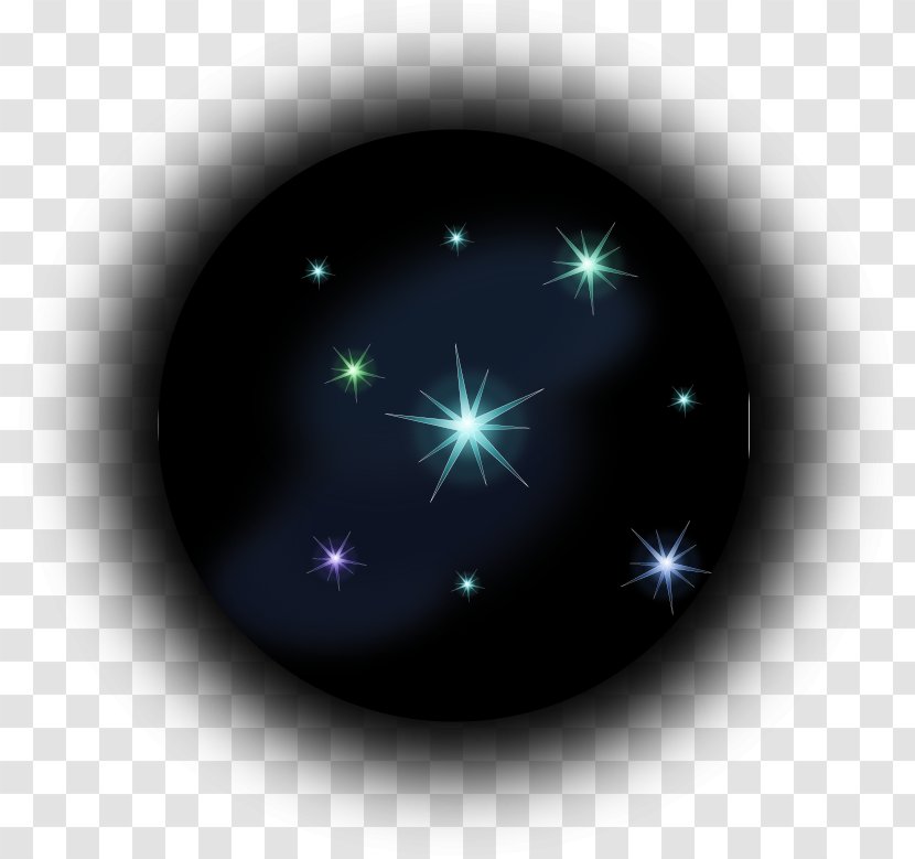The Starry Night Astronomical Object Sky Circle - Space Transparent PNG