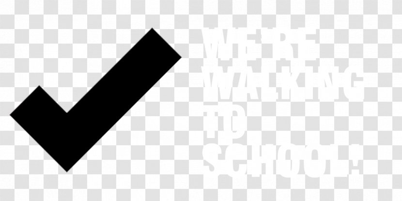 Logo Line Angle Brand - White - Walktoschoolblackandwhite Transparent PNG