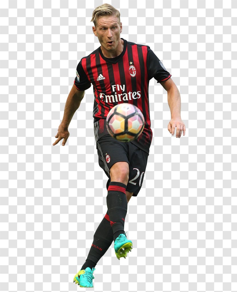 A.C. Milan Lucas Biglia Serie A Team Sport Football - Footwear Transparent PNG