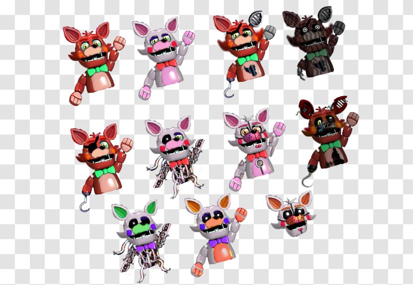 Five Nights At Freddy's: Sister Location Puppet Action & Toy Figures Figurine - Animated Cartoon - Bunny Head Transparent PNG