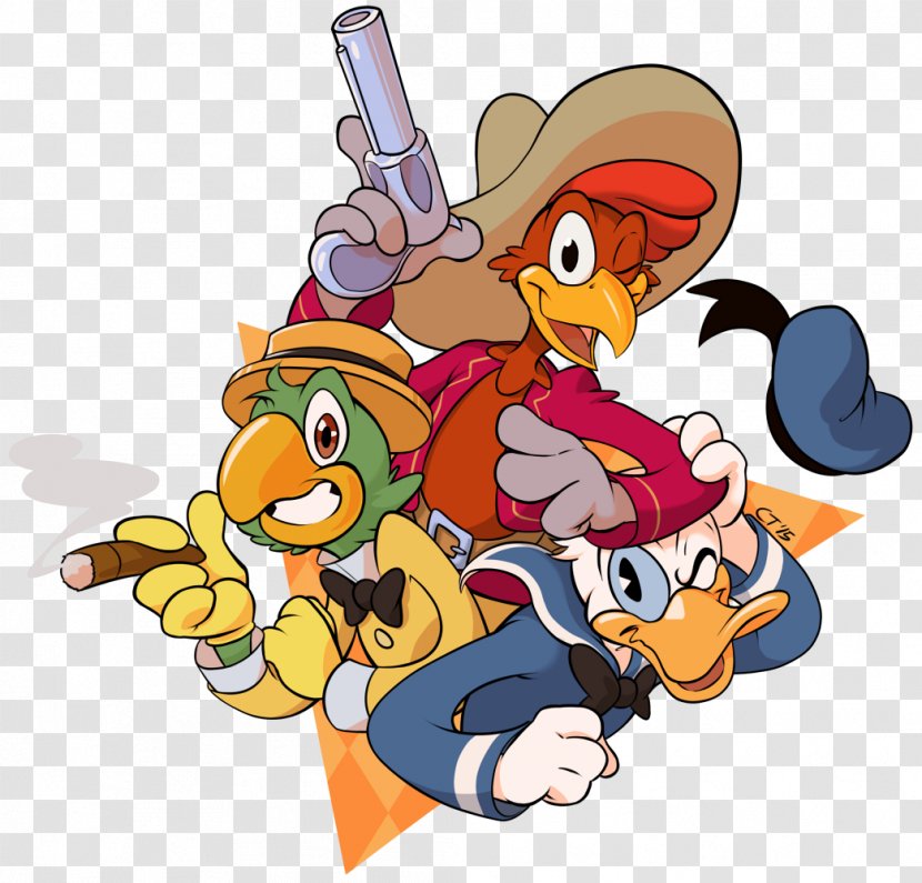 Panchito Pistoles José Carioca Donald Duck Video Games Illustration - Bird Of Paradise Feather Hat Transparent PNG