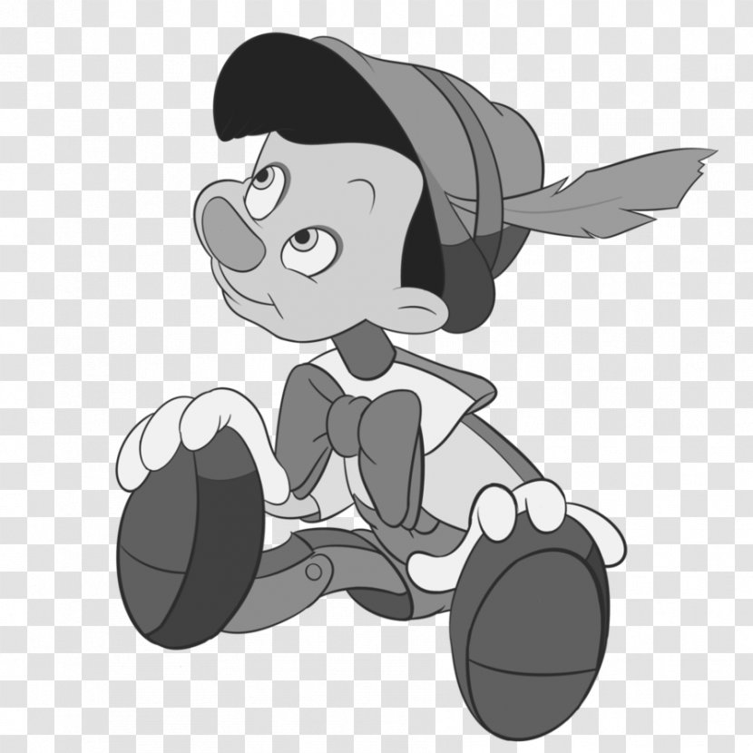 Jiminy Cricket Black And White The Walt Disney Company When You Wish Upon A Star Animation - Cartoon - Pinocchio Transparent PNG