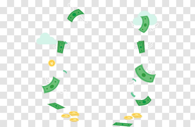 Money Animation Clip Art - Grass - Coin Floating Material Transparent PNG