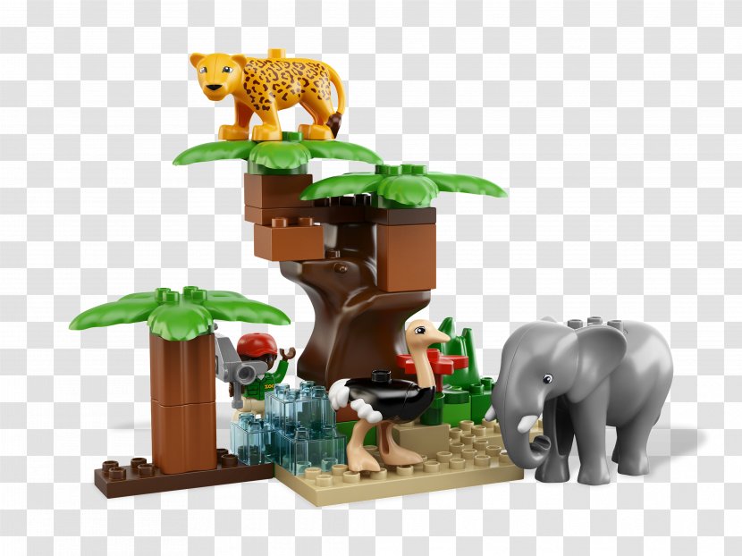 LEGO DUPLO Photo Safari Leopard 10513 Neverland Shelter Toy Block - Elephant Transparent PNG