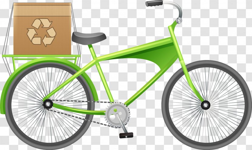 Bicycle Mountain Bike - Downhill Biking - Green Travel Transparent PNG