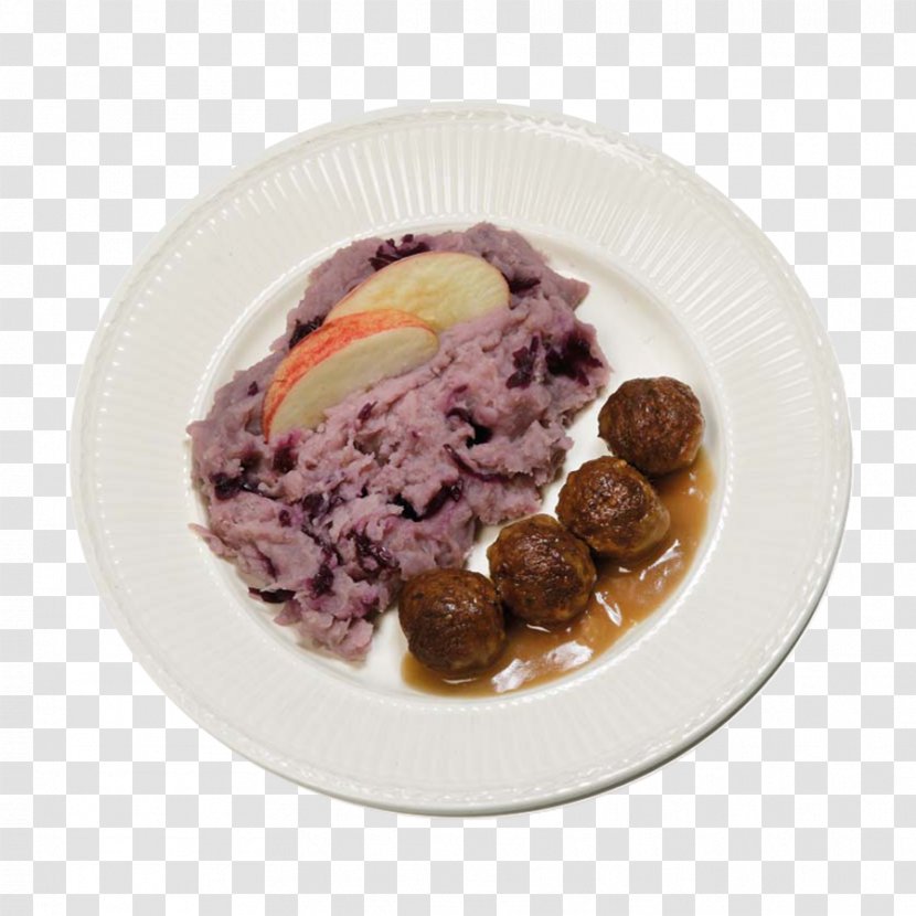 Meatball Dish Outline Of Meals Mashed Potato Stamppot - Meat Transparent PNG