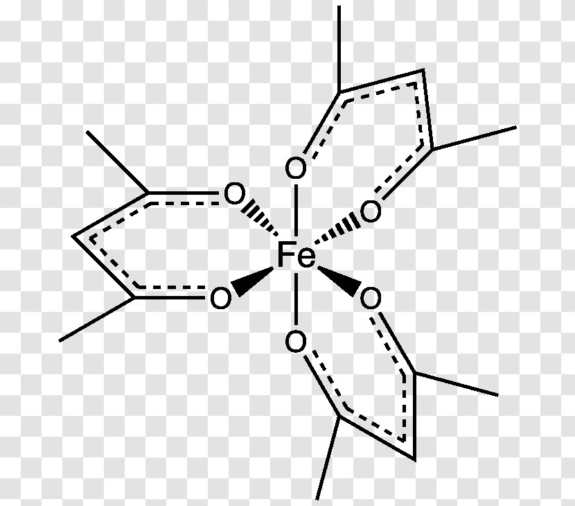 Tris(acetylacetonato)iron(III) Acetylacetone Coordination Complex Ferric - Chemistry - Iron Transparent PNG