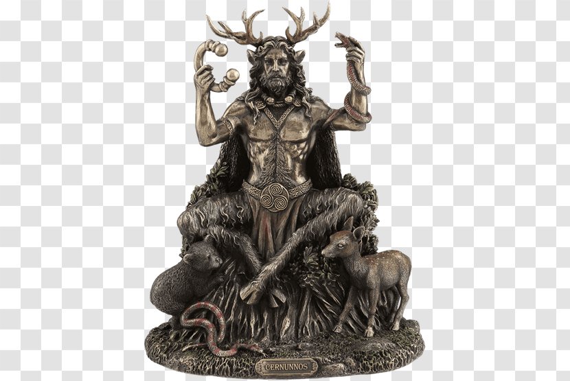 Cernunnos Sculpture Statue Horned God Danu - Figurine - Women's Day Element Transparent PNG