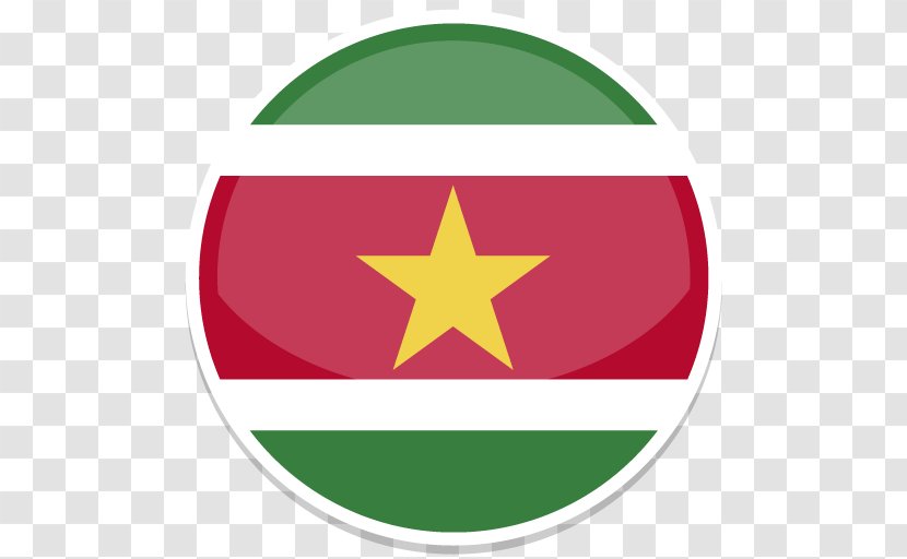 Flag Of Suriname National Flags South America The World - Round Transparent PNG