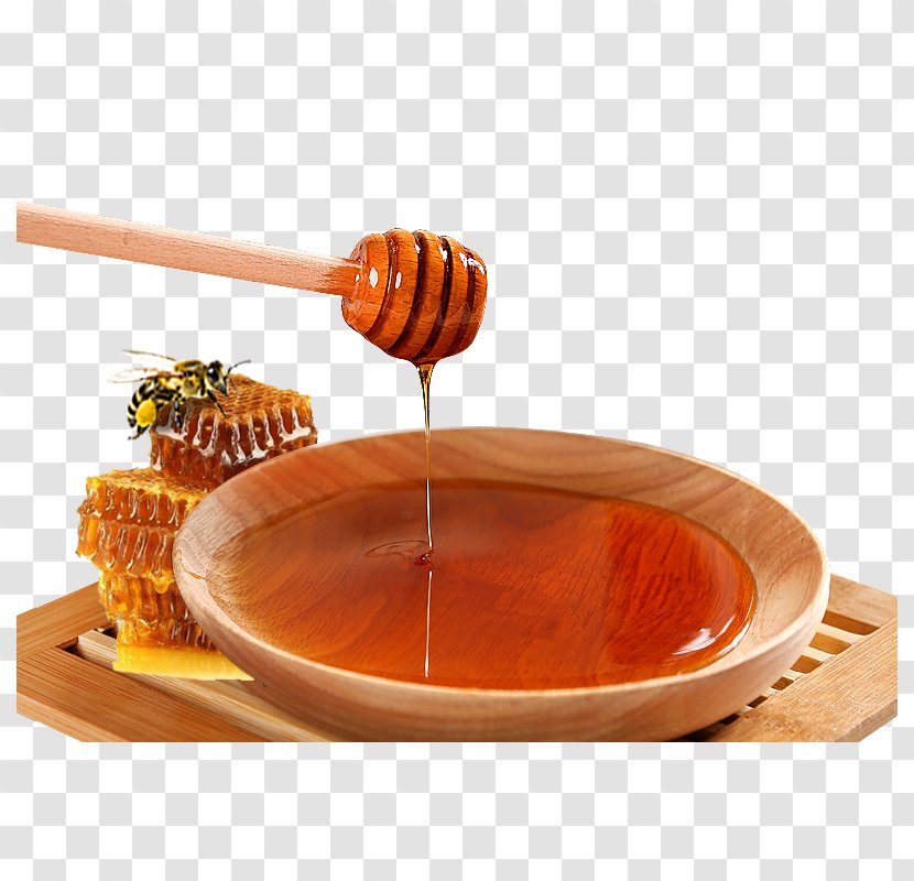 European Dark Bee Honey - Ingredient - Real Products Transparent PNG