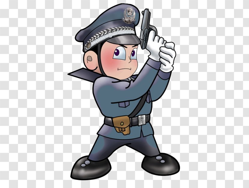 Police Officer Cartoon Riot Control - Animation - The Of Gun Transparent PNG