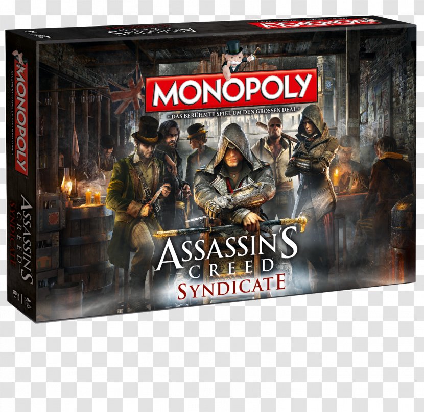 Assassin's Creed Syndicate Monopoly Creed: Brotherhood Board Game - Ubisoft - Assassin Transparent PNG