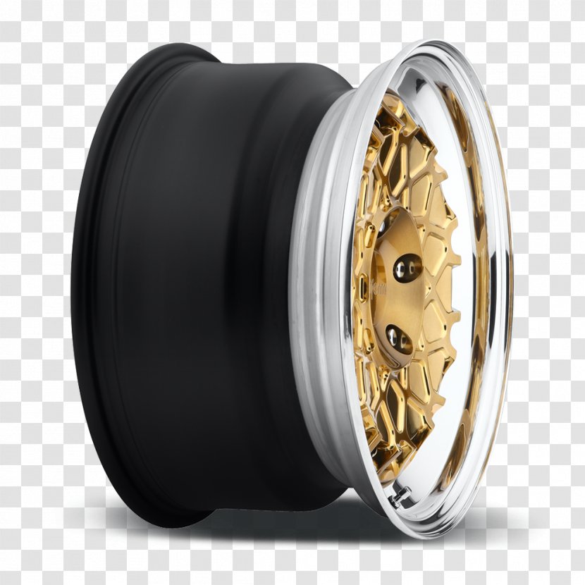 Alloy Wheel Car Spoke Rim - Automotive Tire - Golden Lips Transparent PNG