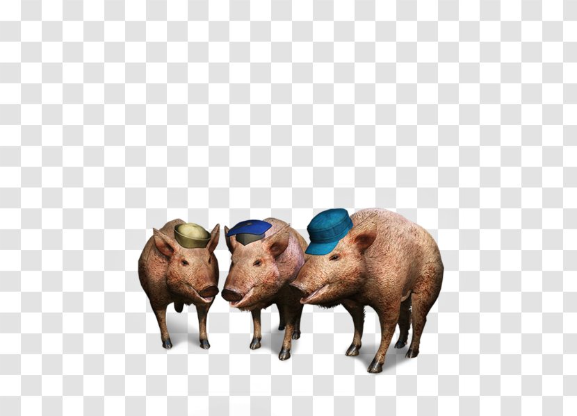 Domestic Pig The Witcher 3: Wild Hunt Three Little Pigs Transparent PNG