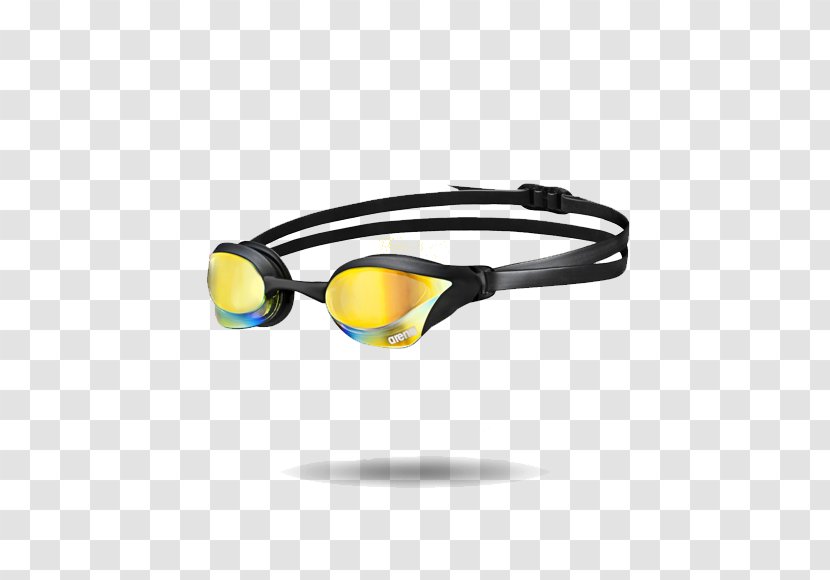 Arena Cobra Core Swimming Goggles Tracks Mirror - Fashion Accessory Transparent PNG