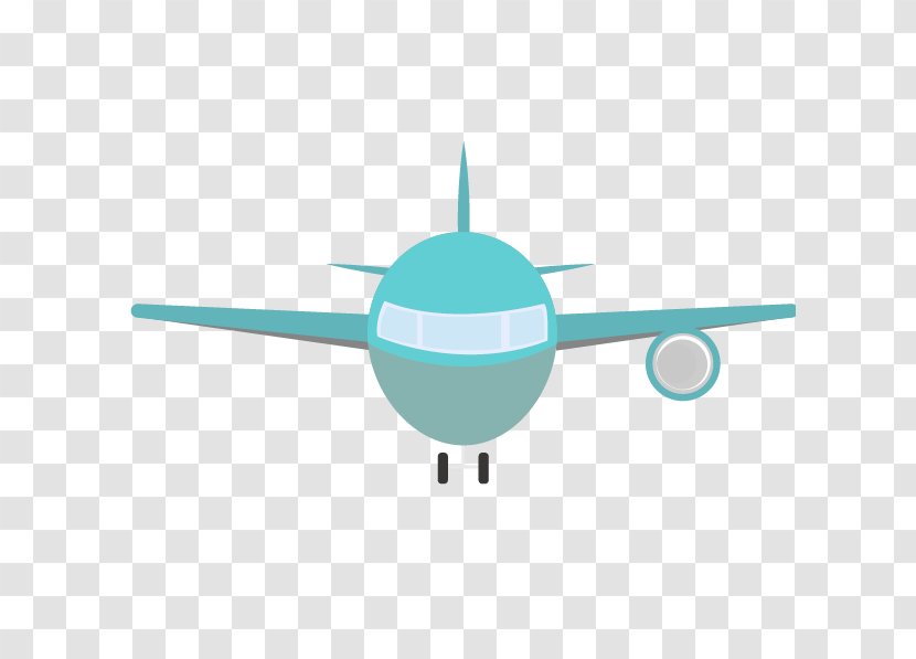 Airplane Flight - Light Blue Wing Aircraft Transparent PNG