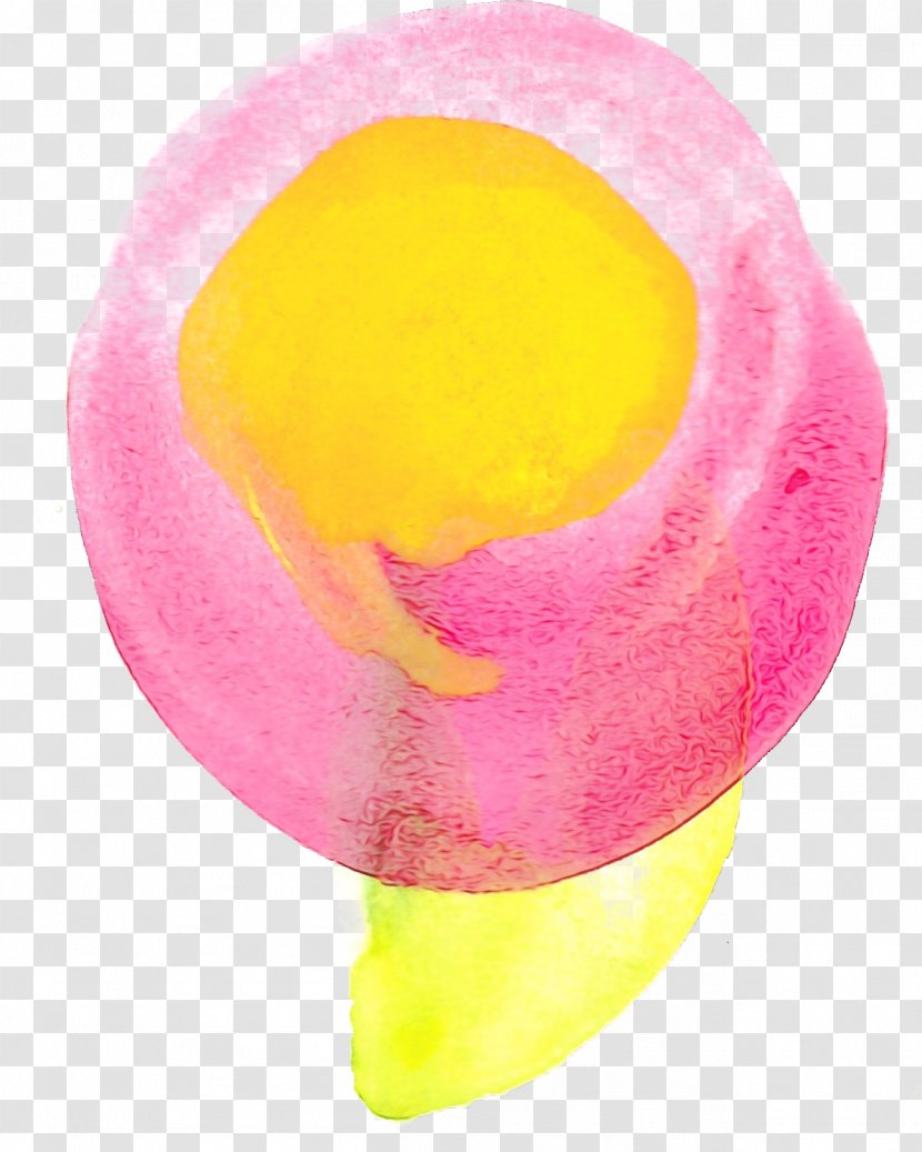 Yellow Background - Pink - Food Cotton Candy Transparent PNG