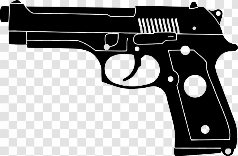 Beretta M9 92 Firearm 9×19mm Parabellum - Magazine - Handgun Transparent PNG