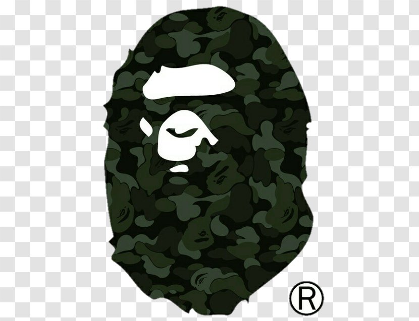 A Bathing Ape Supreme Fashion T-shirt Streetwear - Military Camouflage Transparent PNG