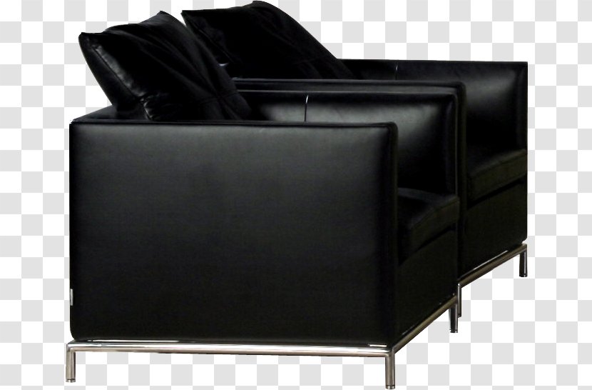 Art Couch - Rectangle - Black Sofa Transparent PNG