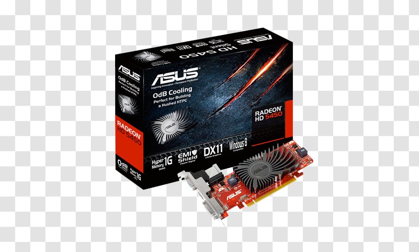 Graphics Cards & Video Adapters AMD Radeon HD 5450 ATI Technologies PCI Express - Ati - Hd 4000 Series Transparent PNG