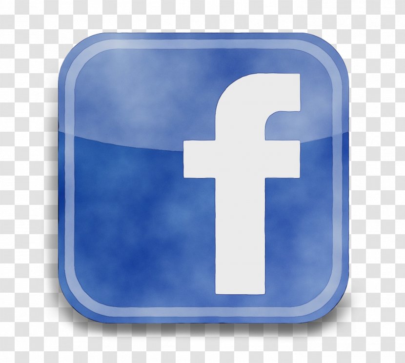 Facebook Watercolor - Logo - Rectangle Transparent PNG