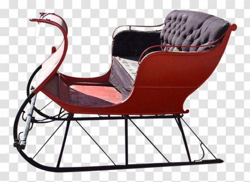 Horse-drawn Vehicle The Christmas Sled By Janet Cummings Wagon - Outdoor Furniture - Horse Transparent PNG