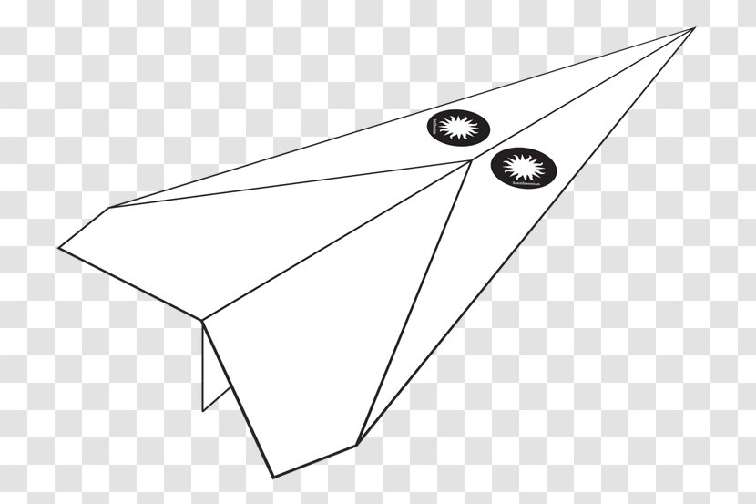 Triangle Product Design Point - Line Art - Rocket For Flight Dynamics Transparent PNG