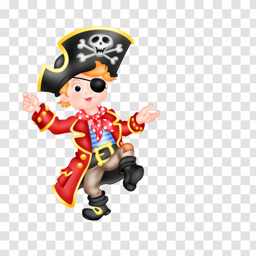 Piracy Cartoon Clip Art - Toy - Pirate Transparent PNG