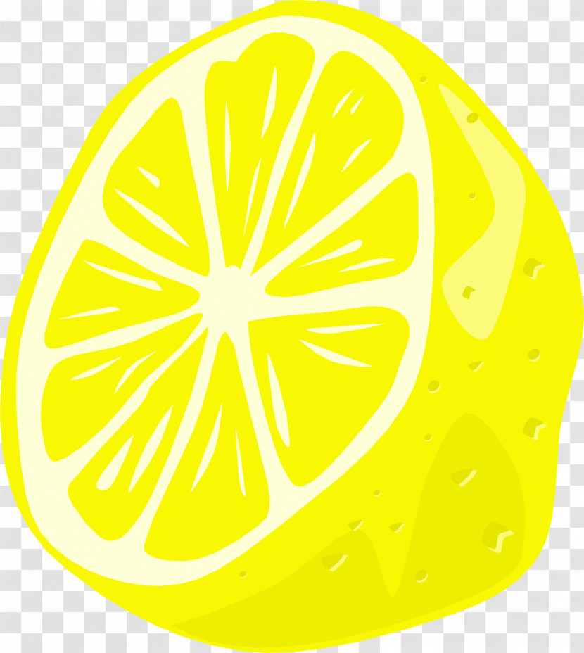 Yellow Citrus Lemon Fruit Plant Transparent PNG