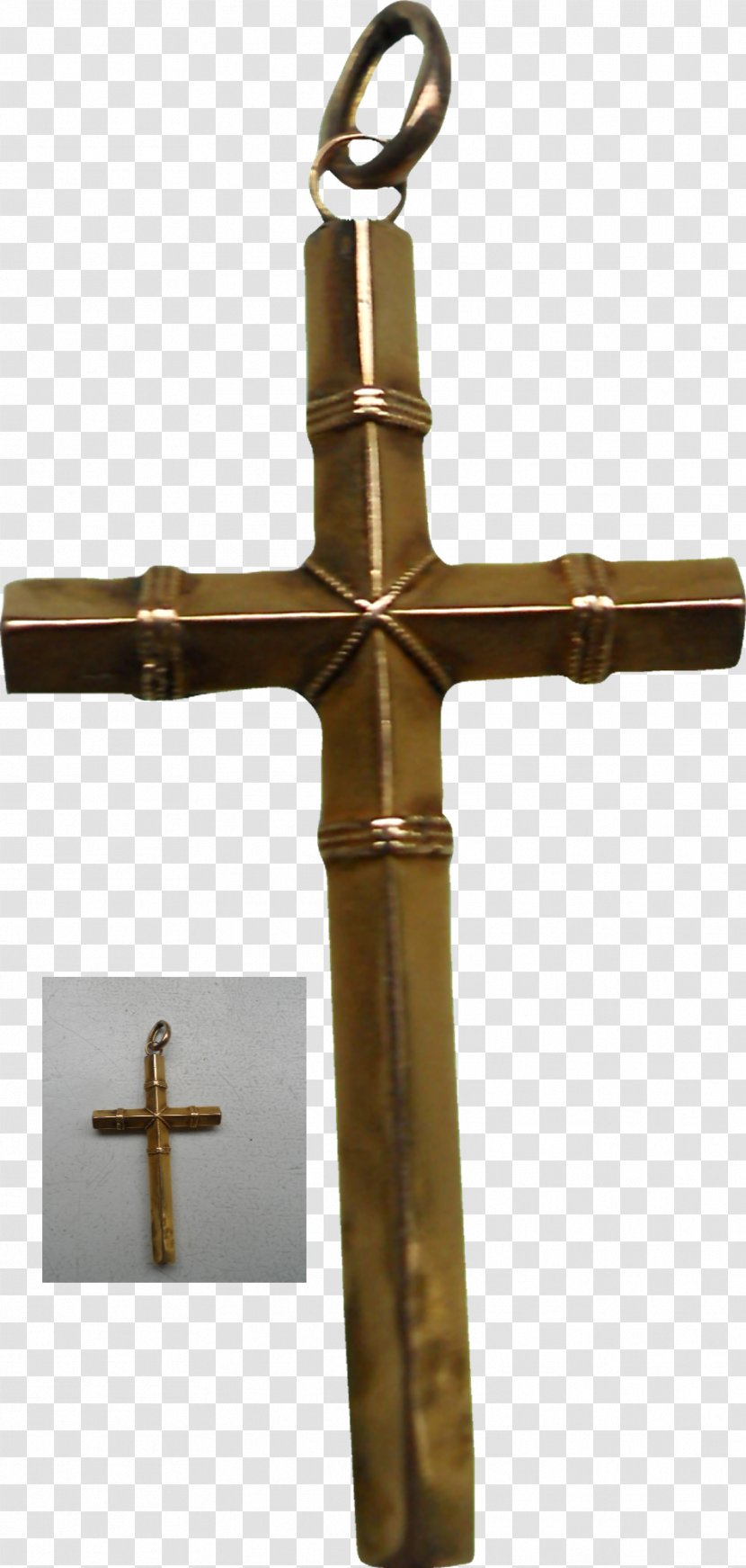 Crucifix Brass 01504 - Religious Item Transparent PNG