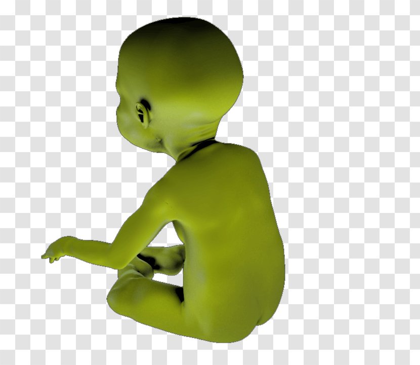 Green Figurine Organism - Print-ready Transparent PNG