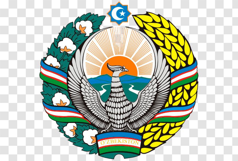 Flag Of Uzbekistan Emblem Uzbeks Supreme Assembly - Artwork Transparent PNG