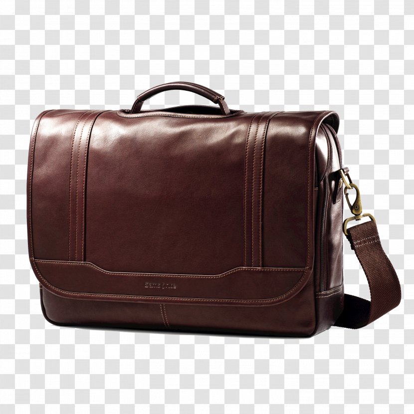 Briefcase Samsonite Leather Messenger Bags - Purse Bag Transparent PNG
