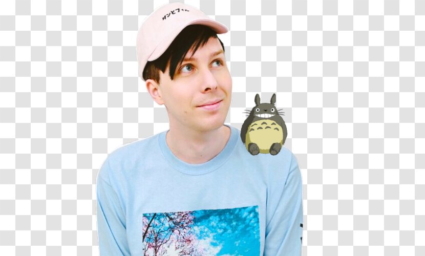 Phil Lester Dan And Author Vlog - Totoro Transparent PNG