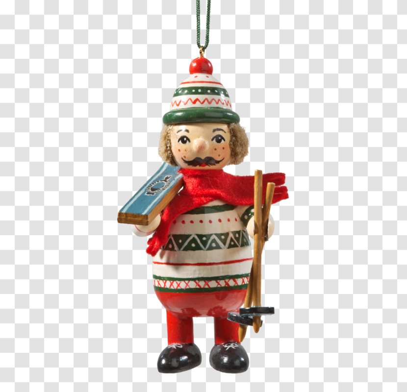 Christmas Ornament Day Skiing Nutcracker Germany - Fictional Character - Winter Sport Transparent PNG
